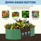 Garvee Galvanized Raised Garden Bed Outdoor, Rust-Resistant Raised Garden Beds - Image 6