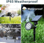 Solar Spotlights Outdoor, Bright 7-LED Landscape Spot Lights, Dusk-to-Dawn - Image 6