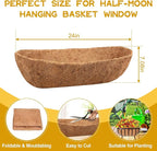 Riare 2 Pack 24 Inch Trough Coco Coir Liners - Image 2