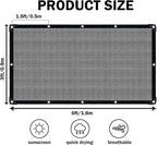 Sun Shade Cloth with Grommets, 90% UV Protection Shade Fabric, Pergola Shade - Image 2