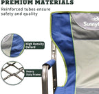 SUNNYFEEL Camping Directors Chair, Heavy Duty, Oversized Portable Folding Chair - Image 5