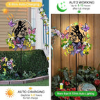 Cat Solar Lights Outdoor Garden, Silhouette Cat - Image 2