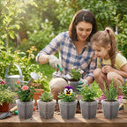 120 Packs Square Clear Nursery Pots - Image 6