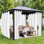 Outdoor Curtains for Patio Waterproof 6 Panels - Image 4