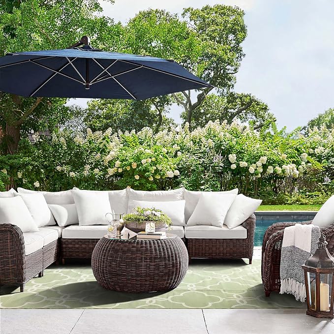 Ashler 20 x 20 Outdoor Pillows, Waterproof Inserts Set of 2 Throw Pillow Inserts - Image 8