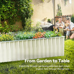 KING BIRD Raised Garden Bed 68" x 36" x 24" Heightened Galvanized Steel Metal - Image 9