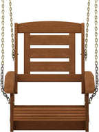 Furinno Tioman Hardwood Patio / Garden / Outdoor 2ft Porch Swing, 1 Seater - Image 5
