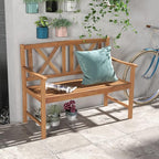 Giantex Patio Garden Bench Loveseat - Image 2