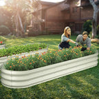 Raised Garden Bed Kit, Oval Large Metal Raised Beds - Image 6