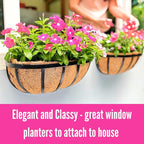 LaLaGreen Wall Planters for Outdoor Plant Deck Railing Planter Boxes for - Image 6