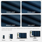 Joydeco Blackout Patio Sliding Door Curtains 84 Inches Long, Grommet Privacy - Image 8
