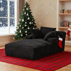 78.7" Chaise Lounge Chair Indoor, Oversized Boneless Couch Comfy Upholstered - Image 8
