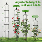 2 Pack Trellis for Climbing Planting Outdoor, 6ft Plant Trellis-Rustproof Metal - Image 2