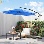 NEWBULIG 10FT Patio Umbrella, Offset Cantilever Outdoor Patio Table Umbrella - Image 2