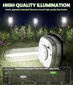 Bright Solar Pathway Lights, 4 Pack Solar Lights Outdoor Waterproof IP65 - Image 2