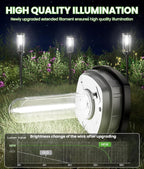 Bright Solar Pathway Lights Outdoor, 8 Pack Solar Garden Lights - Image 2
