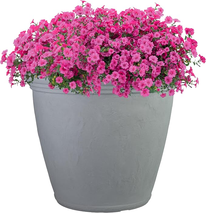 Sunnydaze 24-Inch Anjelica Large Plastic Pot by SunnydazeDecor