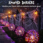 suddus Solar Halloween Lights Outdoor Solar Powered, Upgrade 2-Pack Orange & - Image 6