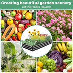 2 Pack 8×4×1ft Galvanized Metal Raised Garden Bed, Metal Planter Kit Box Outdoor - Image 5