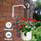 BOLITE Plant Hangers, 6 Inch Hanging Plant Brackets Outdoor Indoor, Wall Hooks - Image 3