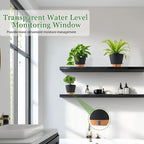 Self Watering Pots for Inoor Ourdoor Plants 8/7/6.5/6/5 Inch Plastic Planters - Image 6