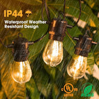 S14 LED Outdoor String Lights 150FT Patio Lights Outdoor Waterproof - Image 5