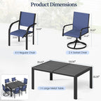 7-Piece Outdoor Patio Dining Set - Image 7