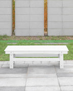 HDPE Outdoor Bench, Poly Lumber Adirondack Benches, All Weather HDPE Patio - Image 3