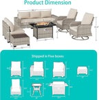 10-Piece Outdoor Patio Furniture Set - Image 5