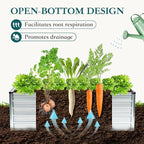 DUMOS Raised Garden Bed Outdoor, Large Metal Garden Bed - Image 3