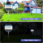 Solar Power Deck LED Light Clip-On Yard Security Sign Spotlight - Image 2