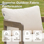 Outdoor Furniture Set, Metal Modern Outside Furniture - Image 3