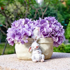 Rabbit Flower Pot Succulent Planter Garden Pots, Easter Decorative Flower Pot - Image 4