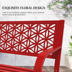 VINGLI 50" Outdoor Bench Metal - Image 5