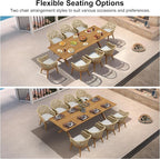 PURPLE LEAF 9 Piece Longer Patio Dining Set - Image 5