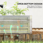 Outsunny Galvanized Raised Garden Bed, - Image 4