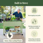 Rolling Elevated Raised Garden Bed-V Series, 1400 Lbs Weight Capacity, Outdoor - Image 4