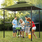 Eurmax USA High Performance Grill Gazebo Canopy Replacement Cover 5x8 BBQ - Image 2