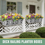 2 Pack 24 Inch Window Boxes Planter - Image 4