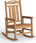 Ciokea Oversized Outdoor Rocking Chair, 380lbs Heavy-Duty Large Patio Rocker by CIOKEA