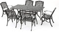 Christopher Knight Home Hallandale Outdoor Sarasota Cast Aluminum Rectangular by ChristopherKnightHome