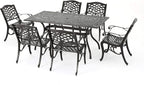 Christopher Knight Home Hallandale Outdoor Sarasota Cast Aluminum Rectangular by ChristopherKnightHome