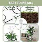 32.6'' Plant Trellis for Potted Climbing Plants Indoor, Rustproof Metal - Image 3