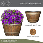 Classic Home & Garden Whiskey Barrel Planters - Image 2