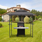 AECOJOY 8' x 5' Outdoor Grill Gazebo Canopy, BBQ Canopy - Image 6