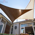 Patio Paradise 20' x 20' x 19'10" Sun Shade Sail Triangle Canopy, Permeable - Image 4