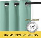 NICETOWN Door Curtain for Closet Doors 80 Inches Long 1 Panel, Room Divider - Image 5