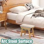 Foot Stools Ottoman, Small Soft Footrest Ottoman - Image 4