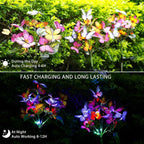 Solar Garden Lights Outdoor Waterproof Decorative Solar Lights Outdoor 8 Pack - Image 2