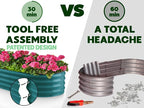 Plant & Plot Galvanized Raised Garden Beds Outdoor // 8×4×1 ft Planter Raised - Image 2